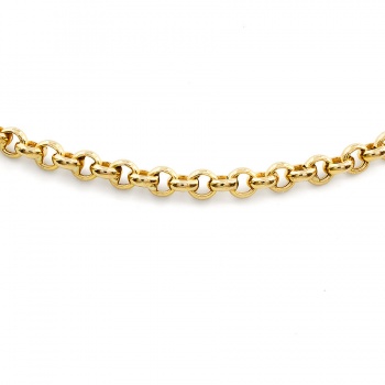 9ct gold 6.8g 20 inch hollow belcher Chain